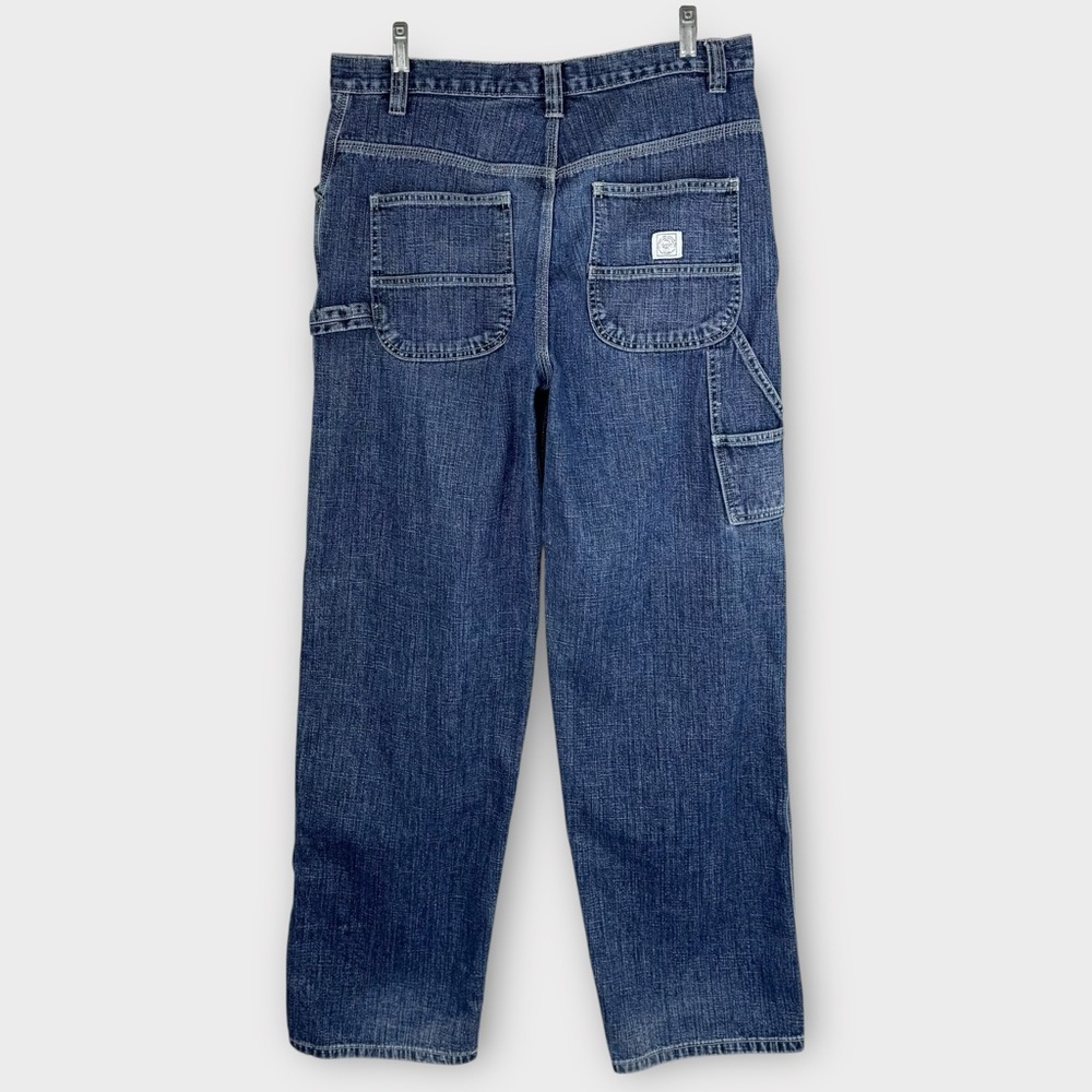 vintage 90s Sonoma men’s carpenter jeans 34 waist baggy utility cargo slouchy